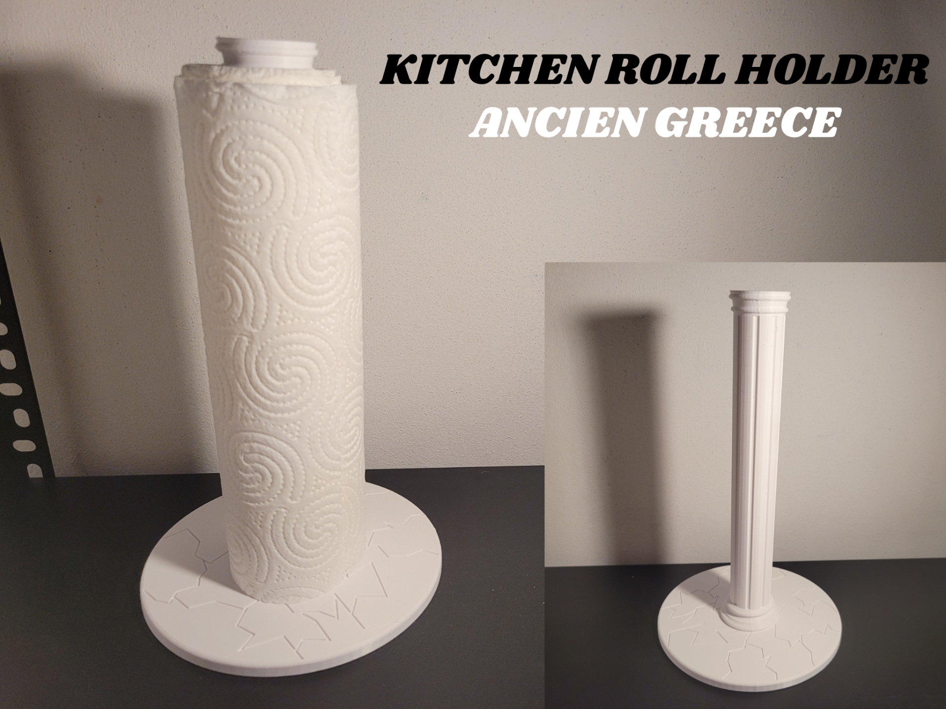 Porta rotolo a tema Grecia antica