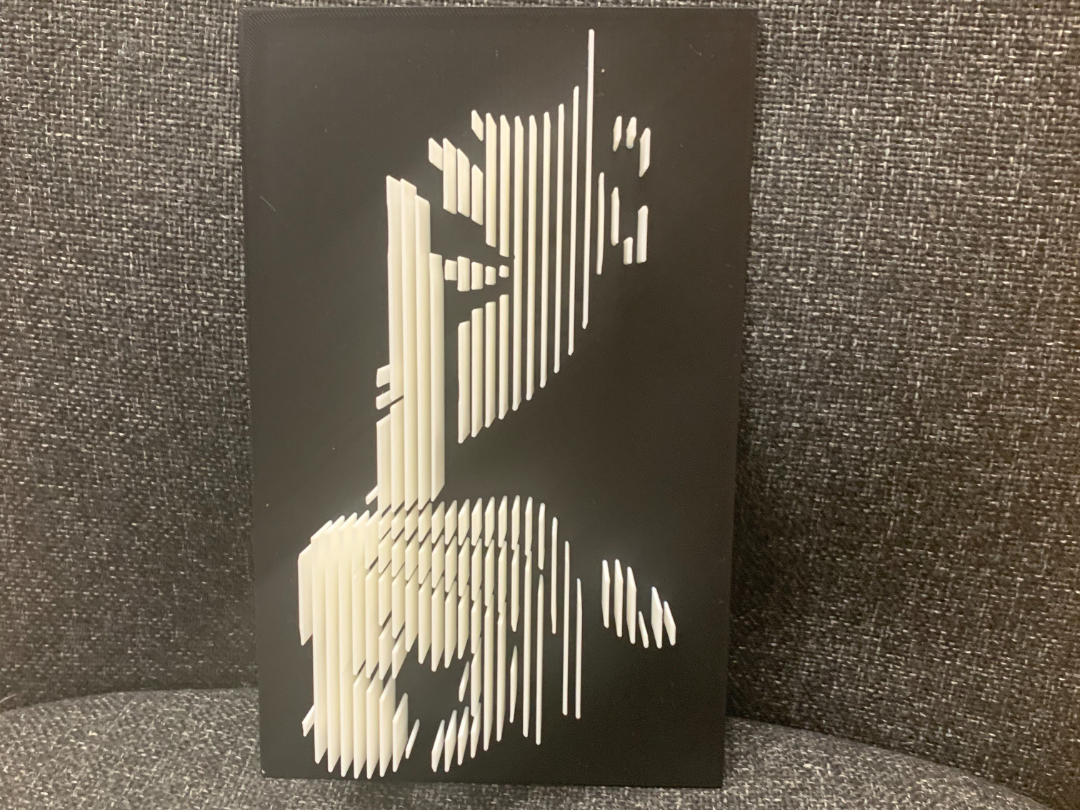 hush layered sculpture