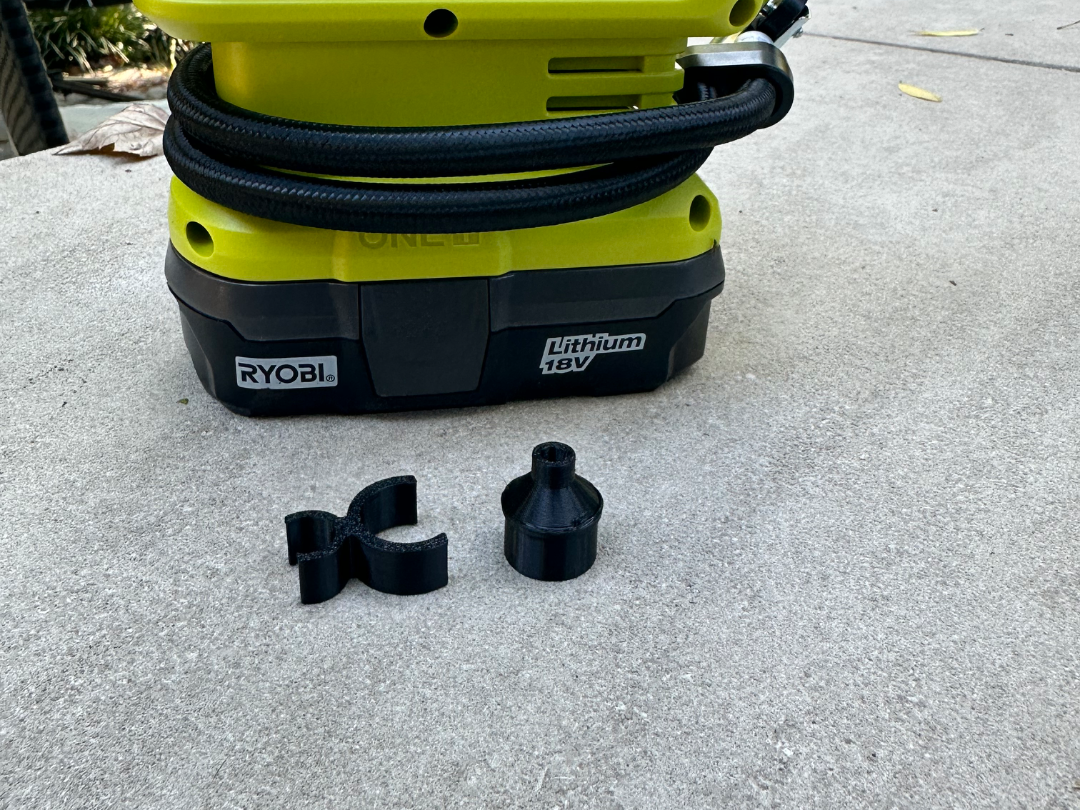 Schrader valve adapter for inflatables