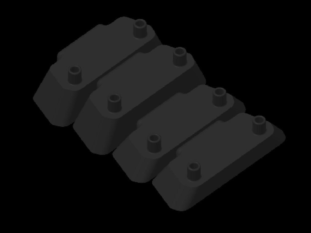Ski Doo LinQ spacers Rev XS