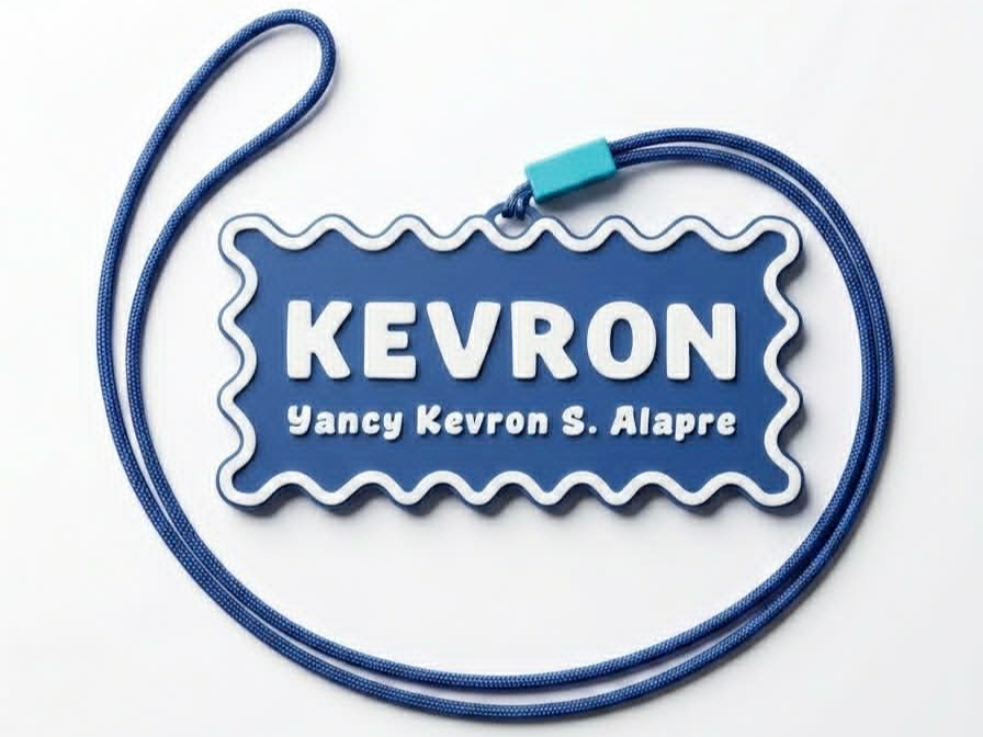Custom School Name Plate / Name Tag v1