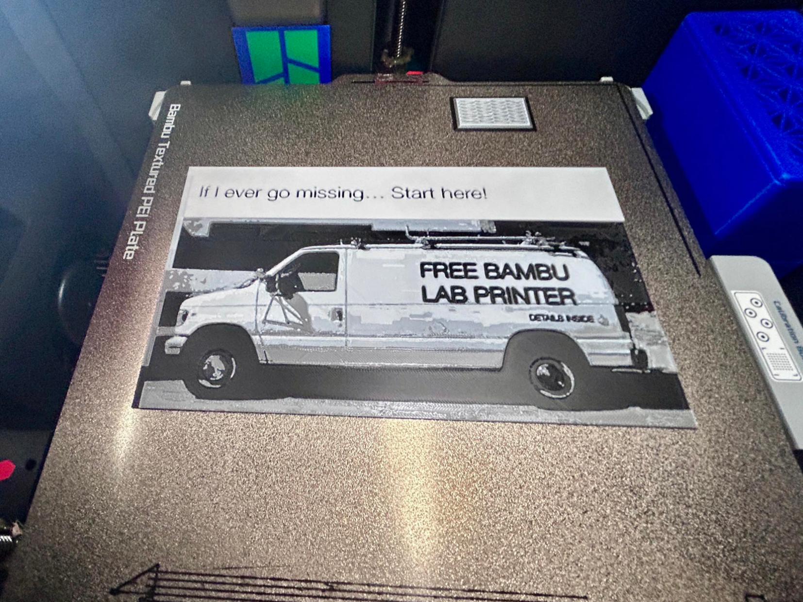 Hueforge: The Bambu Creeper Van