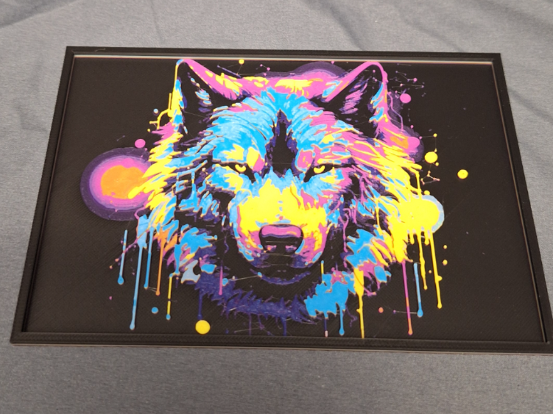 Colorful Wolf