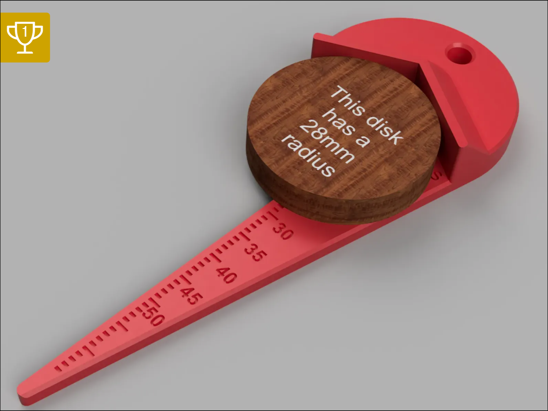 Measure Radius and find center