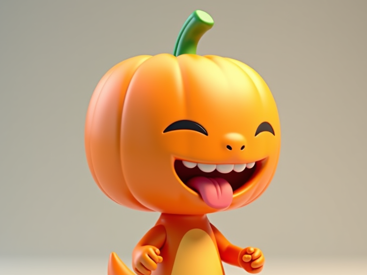 Printmon Pumpi – The Pumpkin Dragon - Halloween