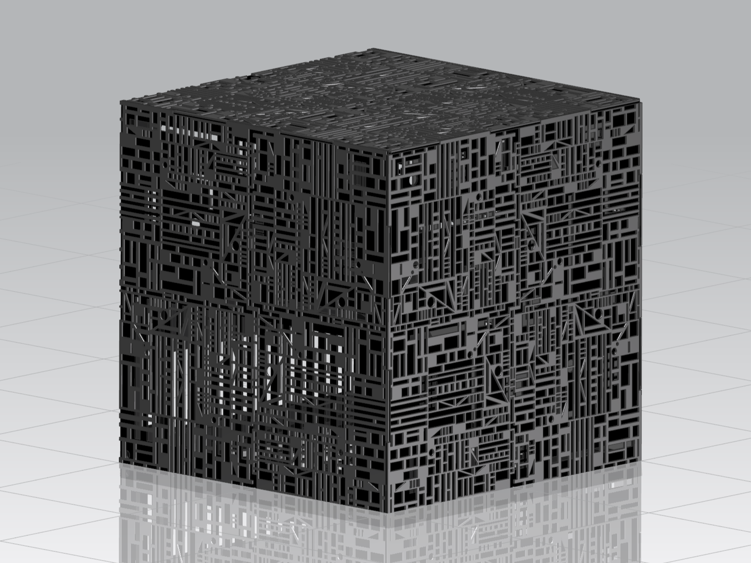 Borg Cube Facias for mITX Chassis