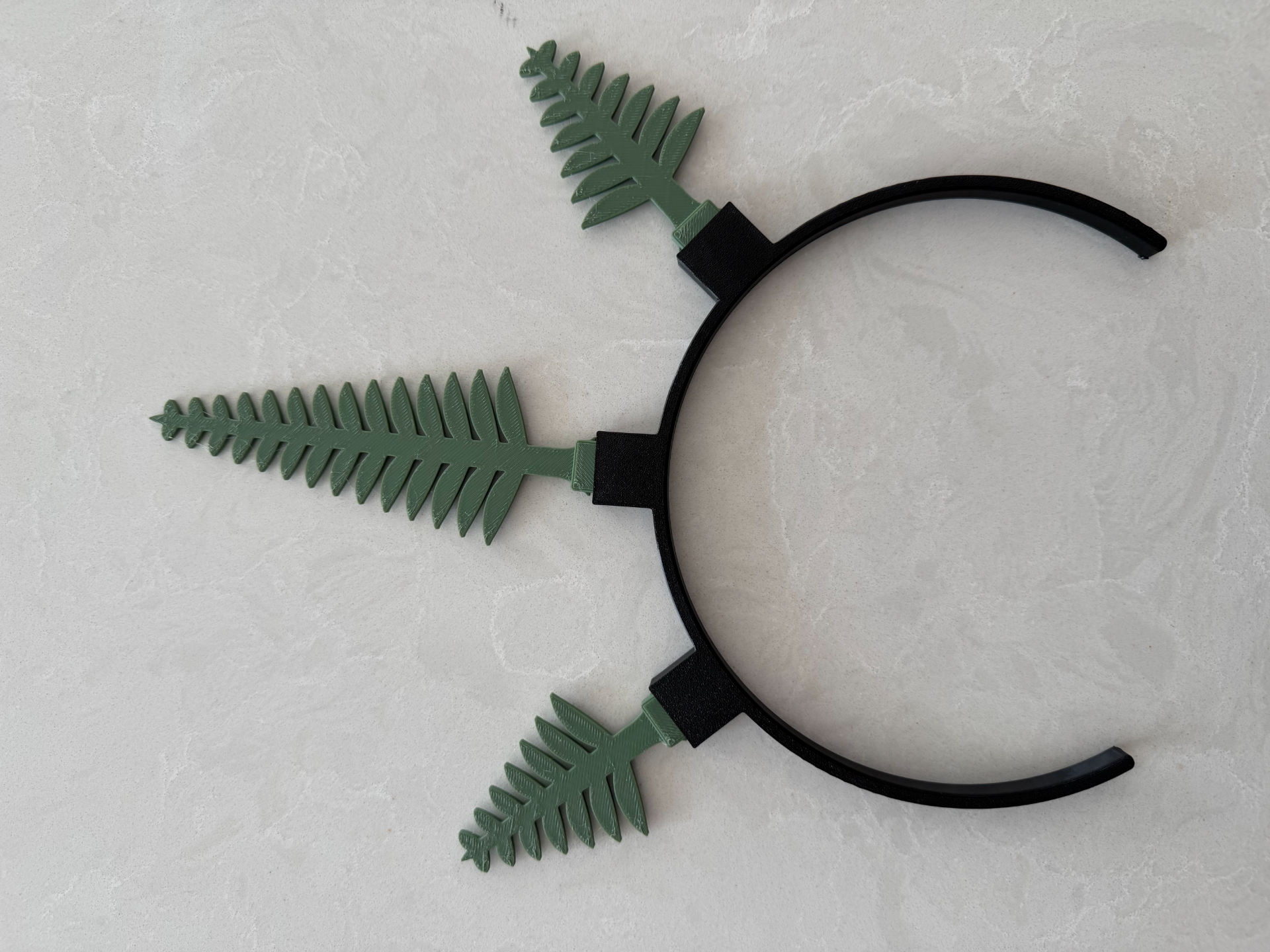 Fern head band