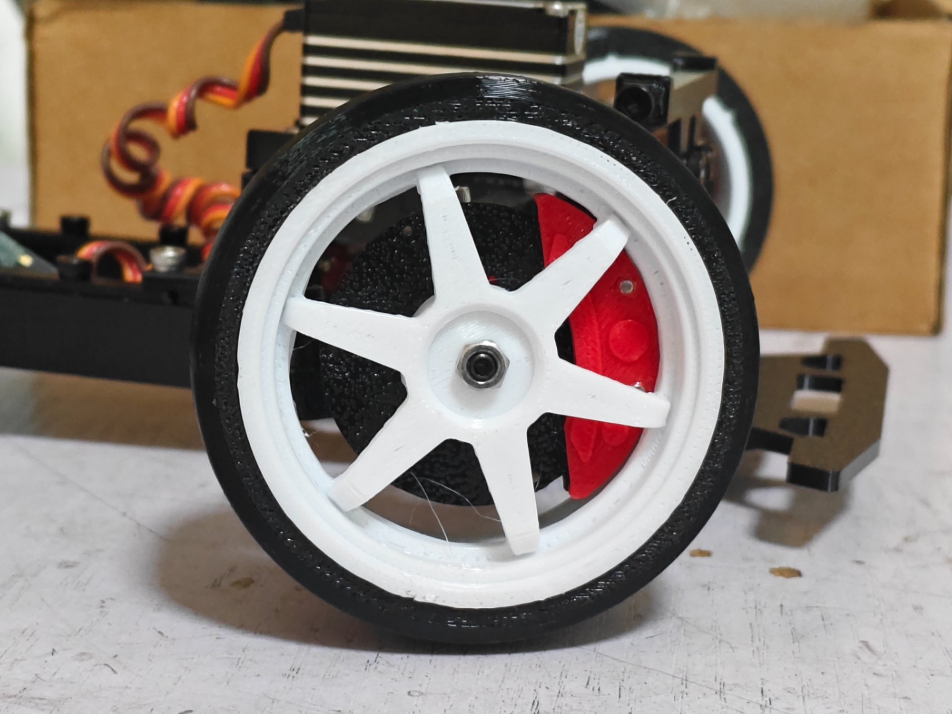 TE37 Style 225/45/17 1:10 Scale RC Drift Tires