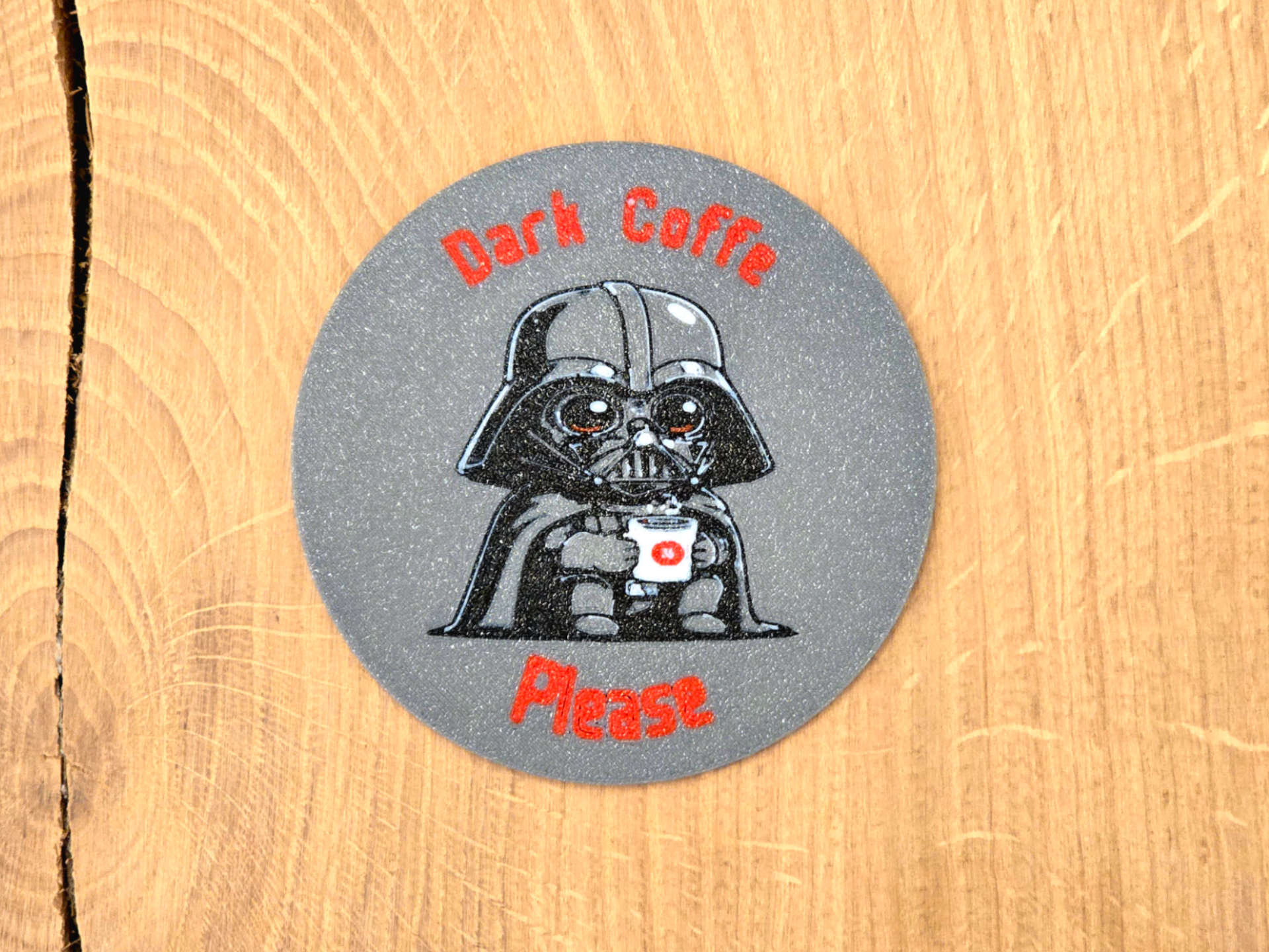 Dark Coffe Vader coaster
