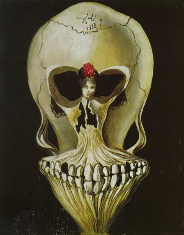 Dali - Ballerina in a skull's head - Hueforge