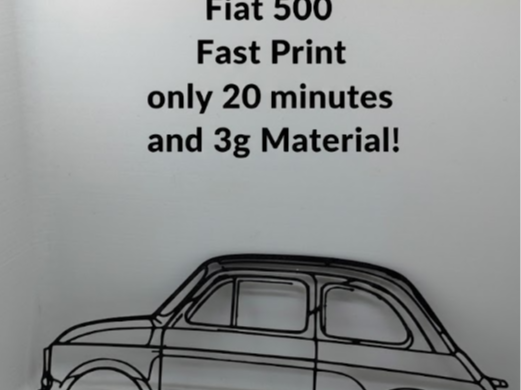 Fiat 500 Classic Silhouette