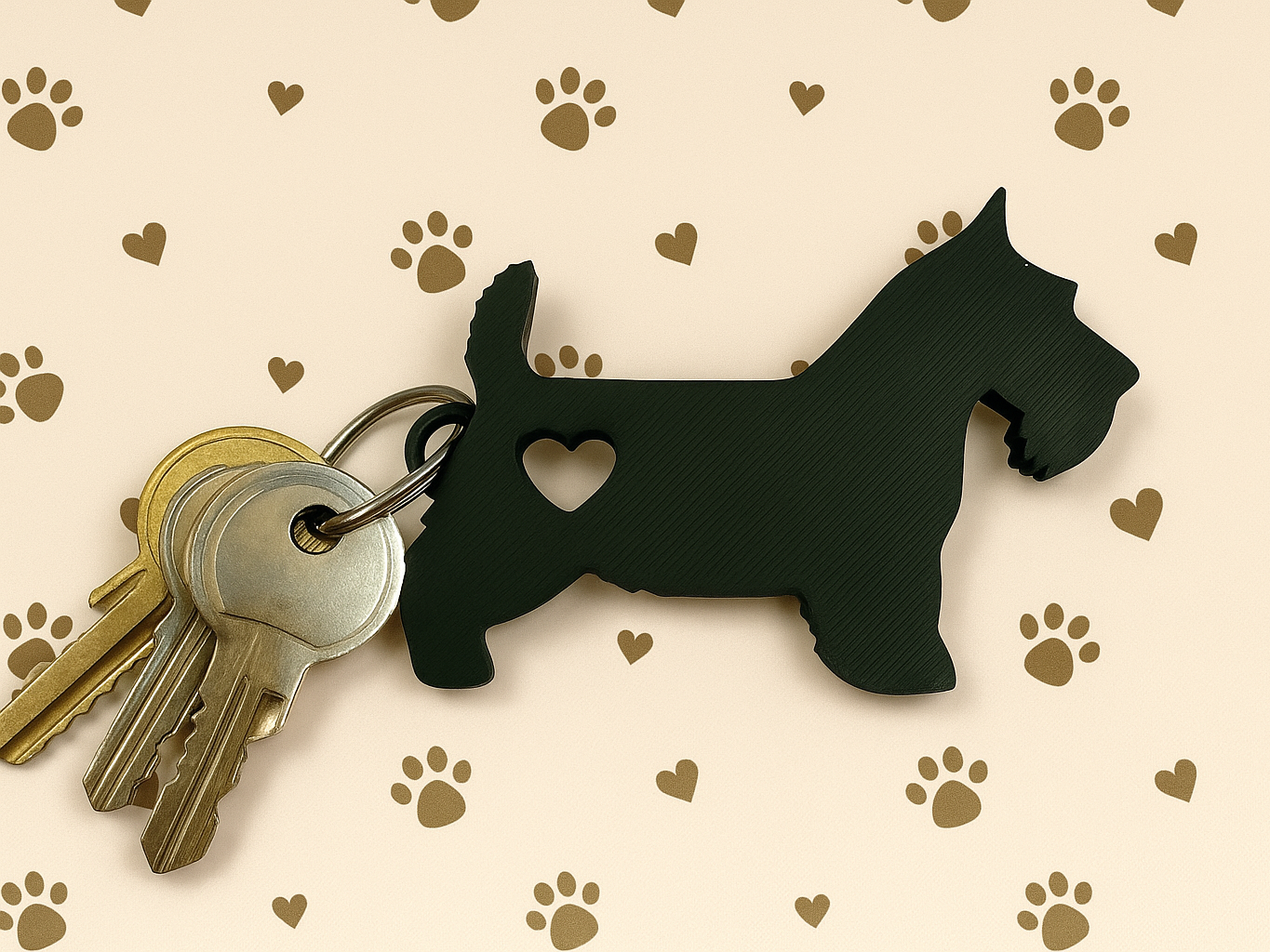 Scottish Terrier Keychain