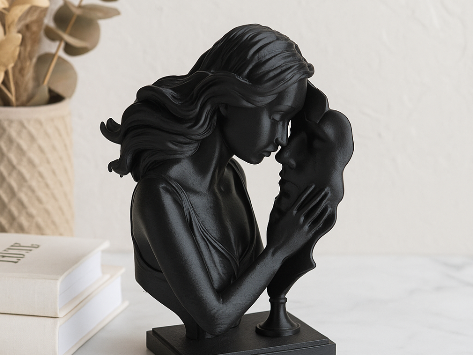 Loving Reflection Sculpture – Emotional Art
