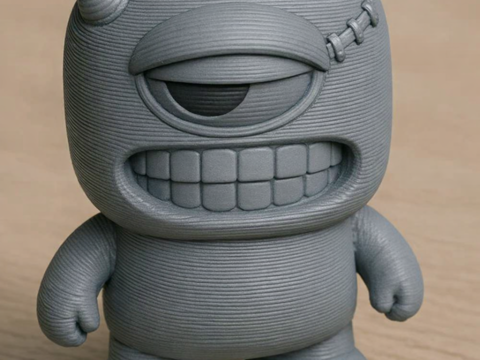 Fuggler‑Style Horned Cyclops Figurine