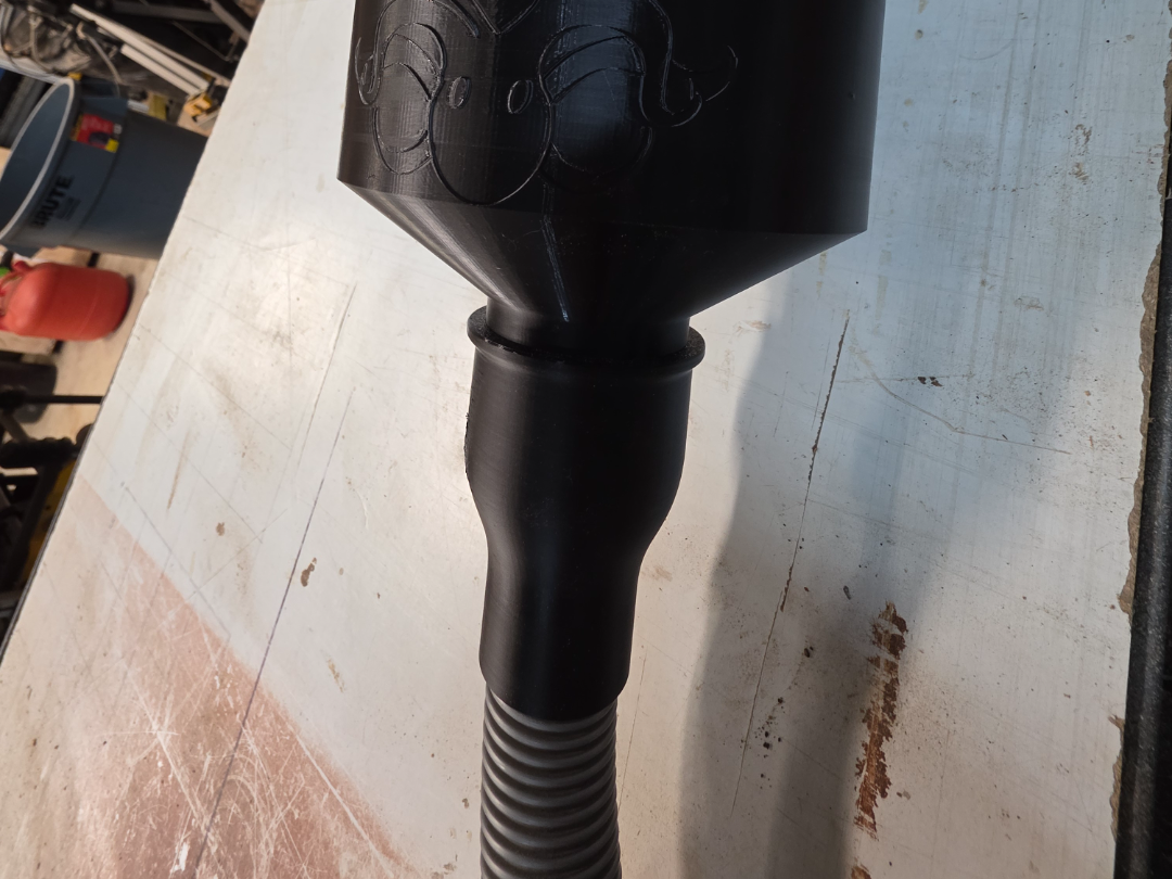 OctoVac Standard=>Cen-Tec Hose Transition Adapter