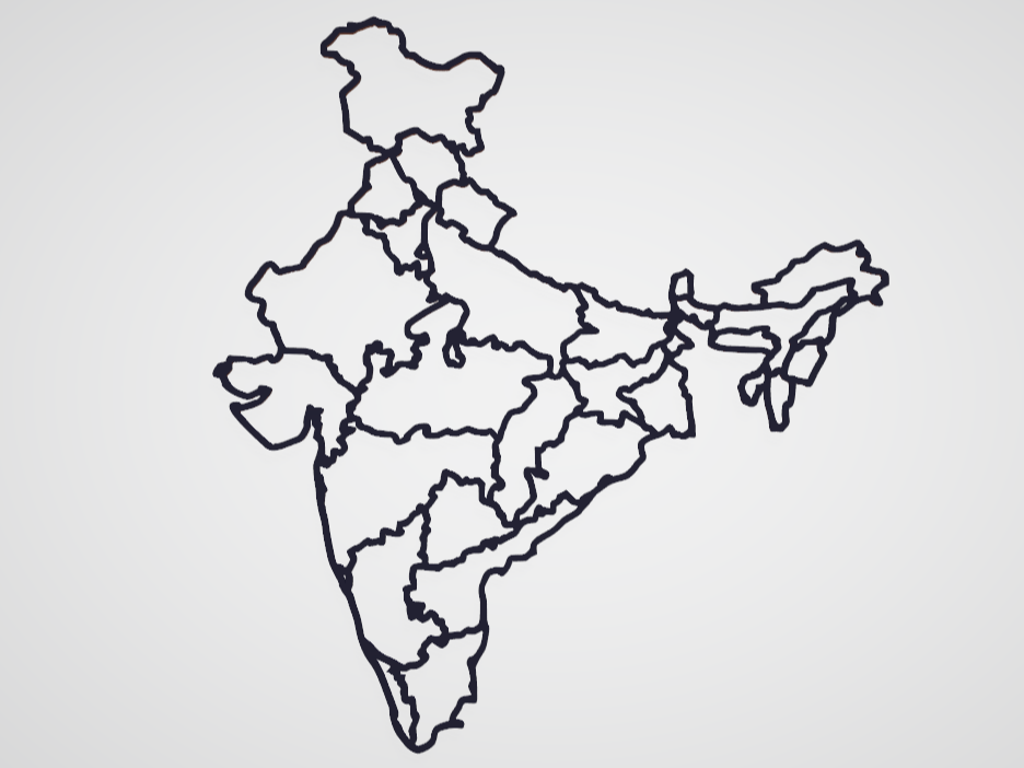 India Map with States