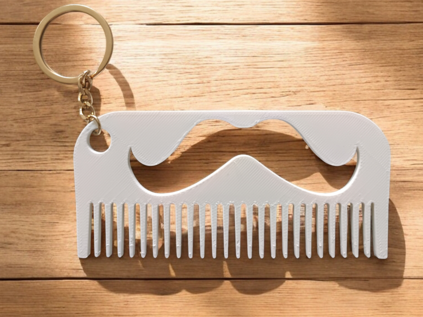 Beard Comb Keyring