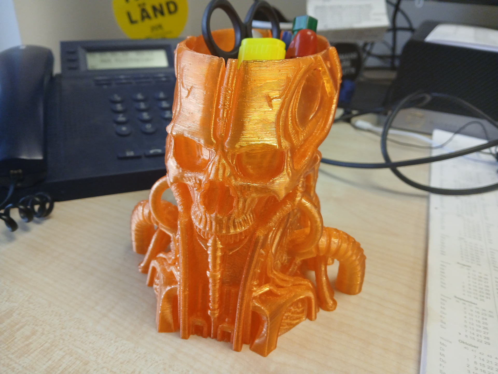 penholder biomech skull