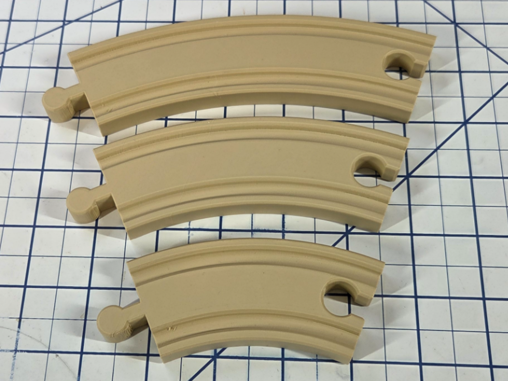 Wooden Track Curved Sections V1