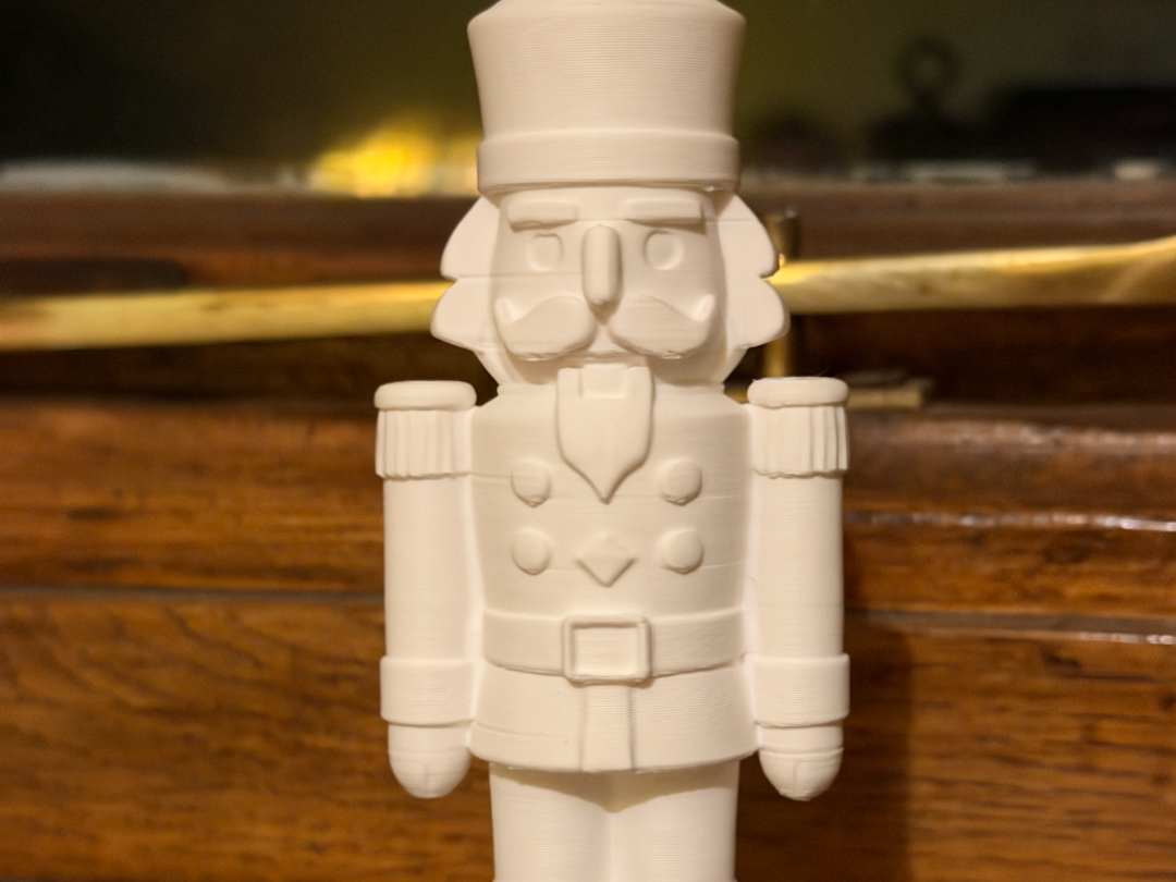 Christmas Nutcracker Tree Decoration to Paint