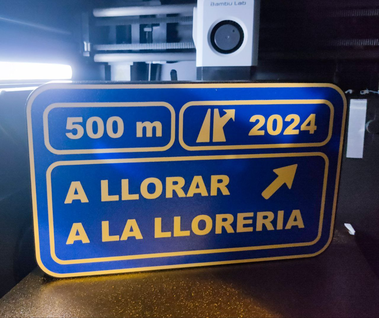A llorar a la lloreria 2024 Led Light box lamp