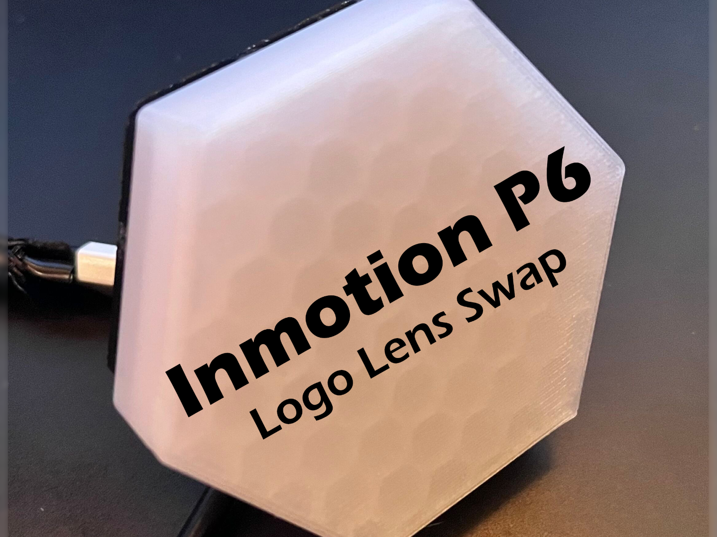 Inmotion P6: Front Logo Light Replacement Lens