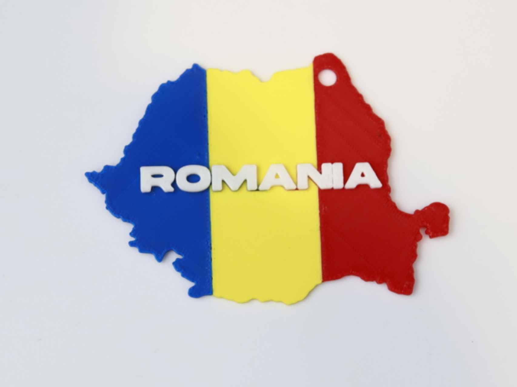 Romania Keychain
