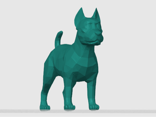 Low Poly Pitbull