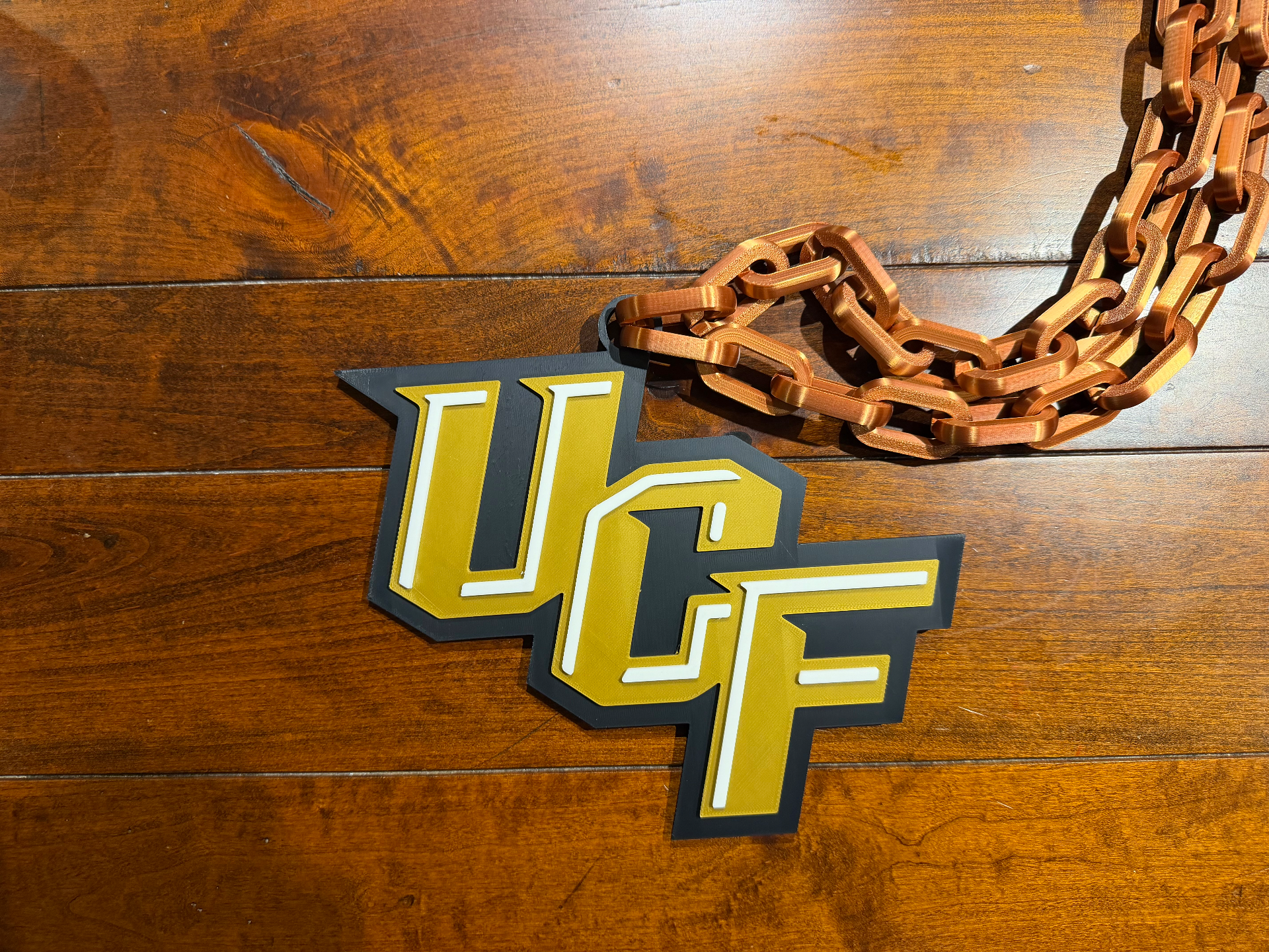 UCF Knights Oversized Necklace Logo