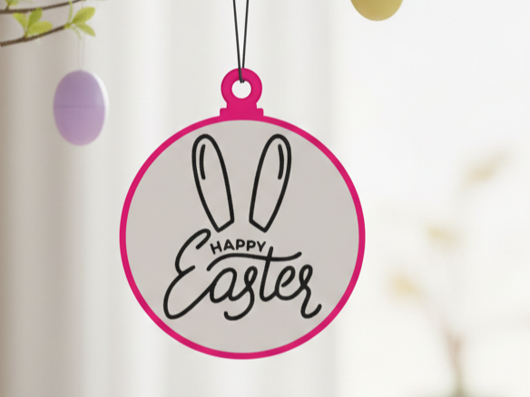 Anhänger  Decor Happy Easter