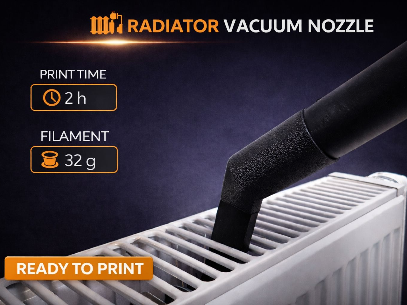 Radiator Vacuum Precision Nozzle