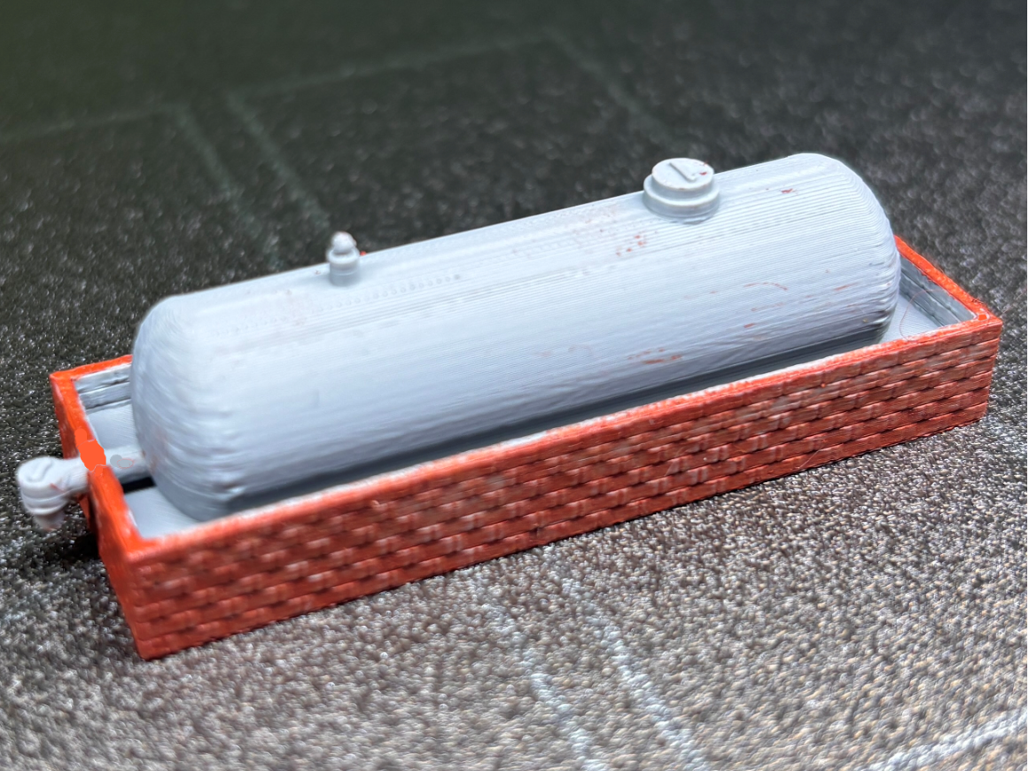 N / OO Scale Fuel Storage Tank (Model Railway)