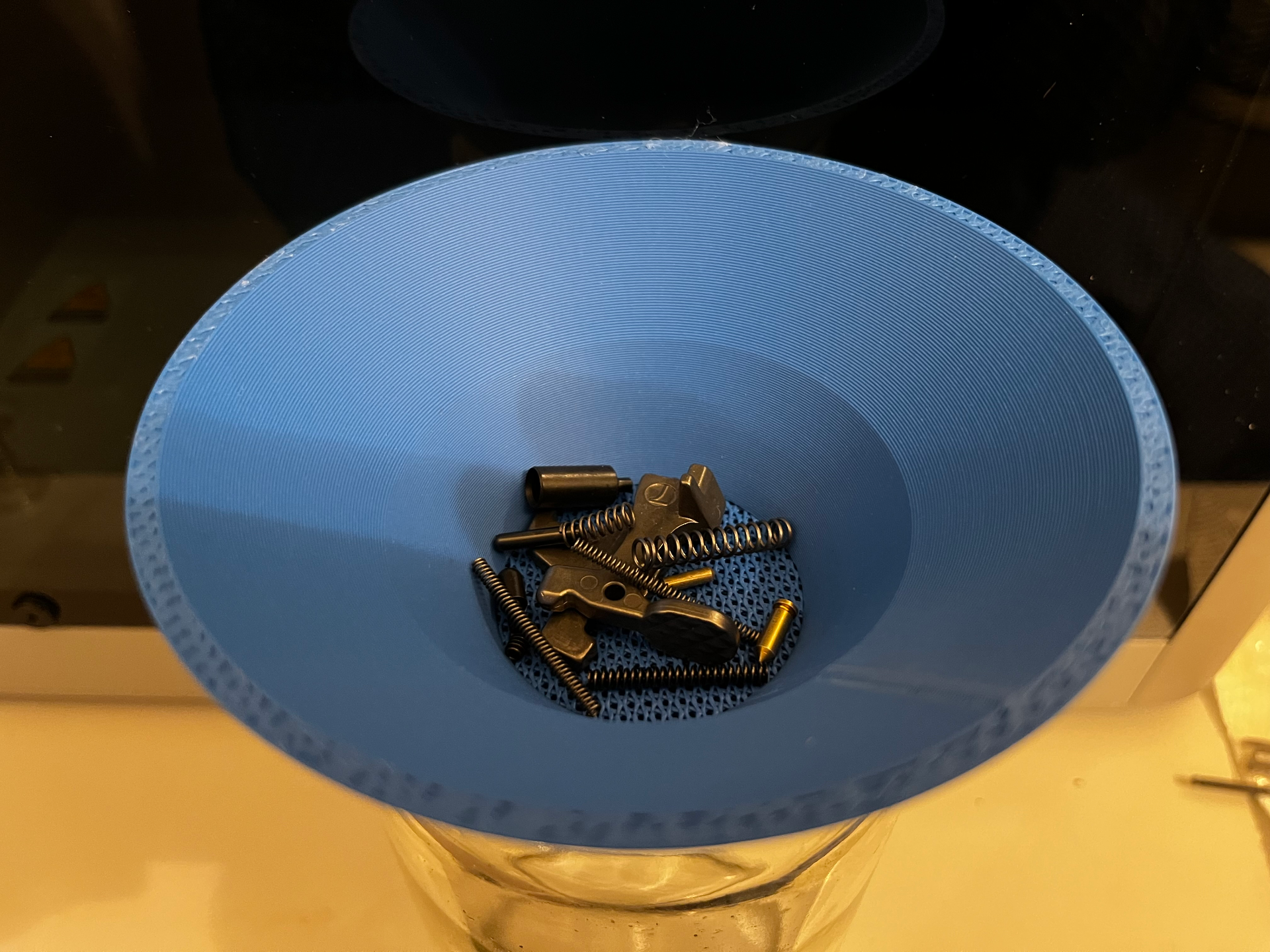 Sifting Funnel for Small Parts (Mason Jar)