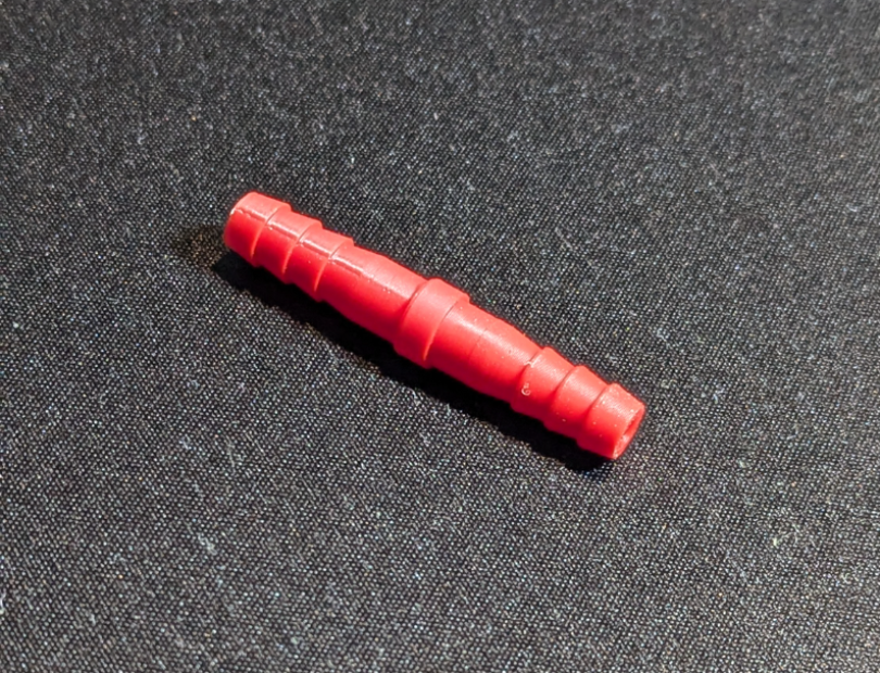 Barbed Connector for 1/4" (6.3mm) ID Tubing