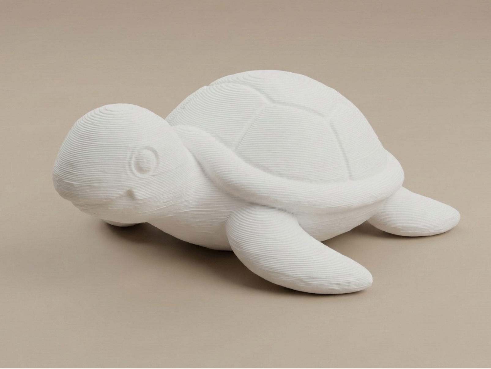 Cute Sea Turtle Figurine – Minimalist Ocean Animal