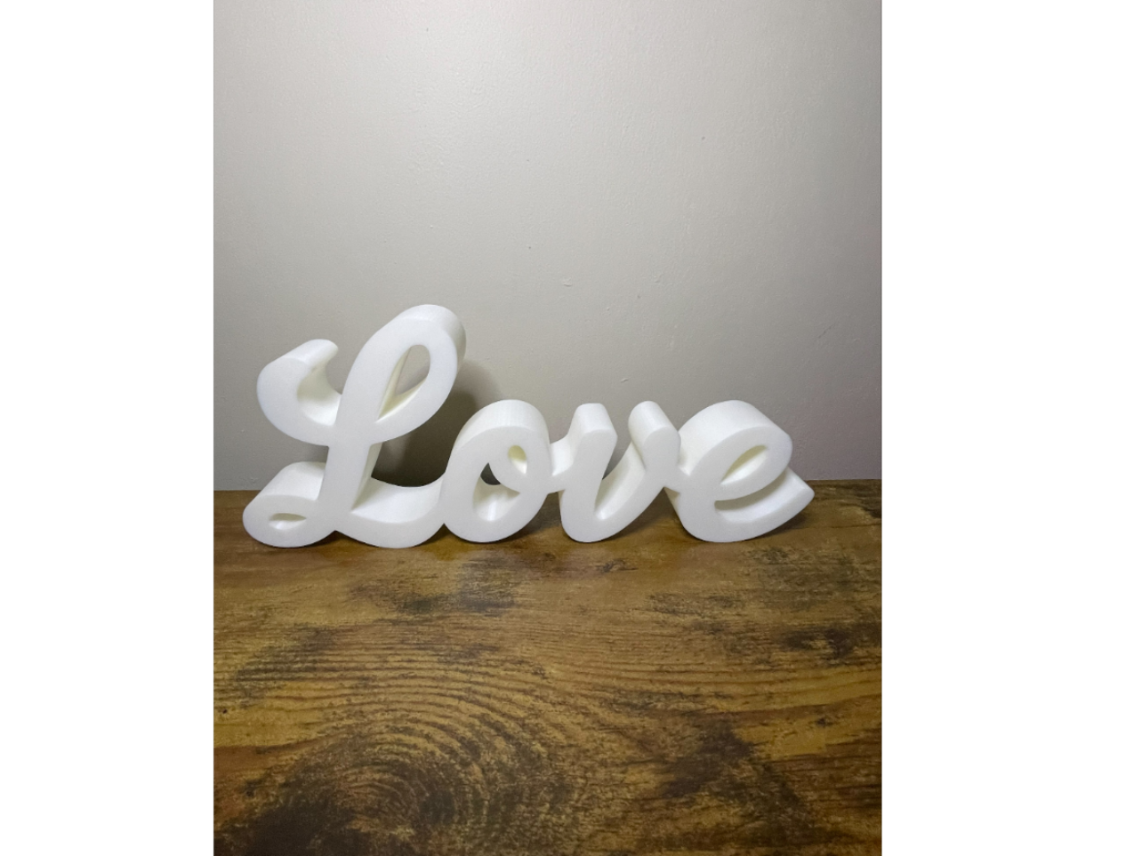 LOVE Freestanding word Decor