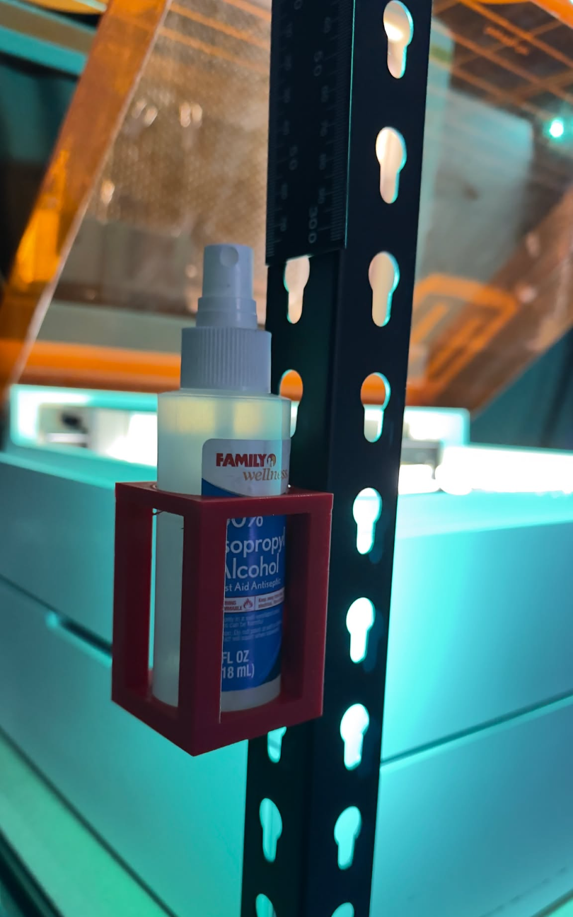 Rack Spray Bottle Holder