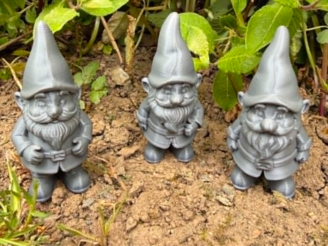 Garden gnome, halfling, dwarf