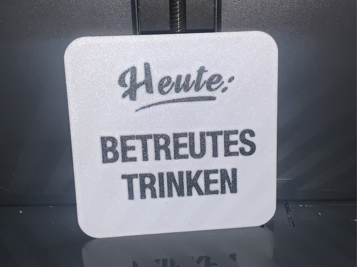 Bierdeckel Betreutes Trinken