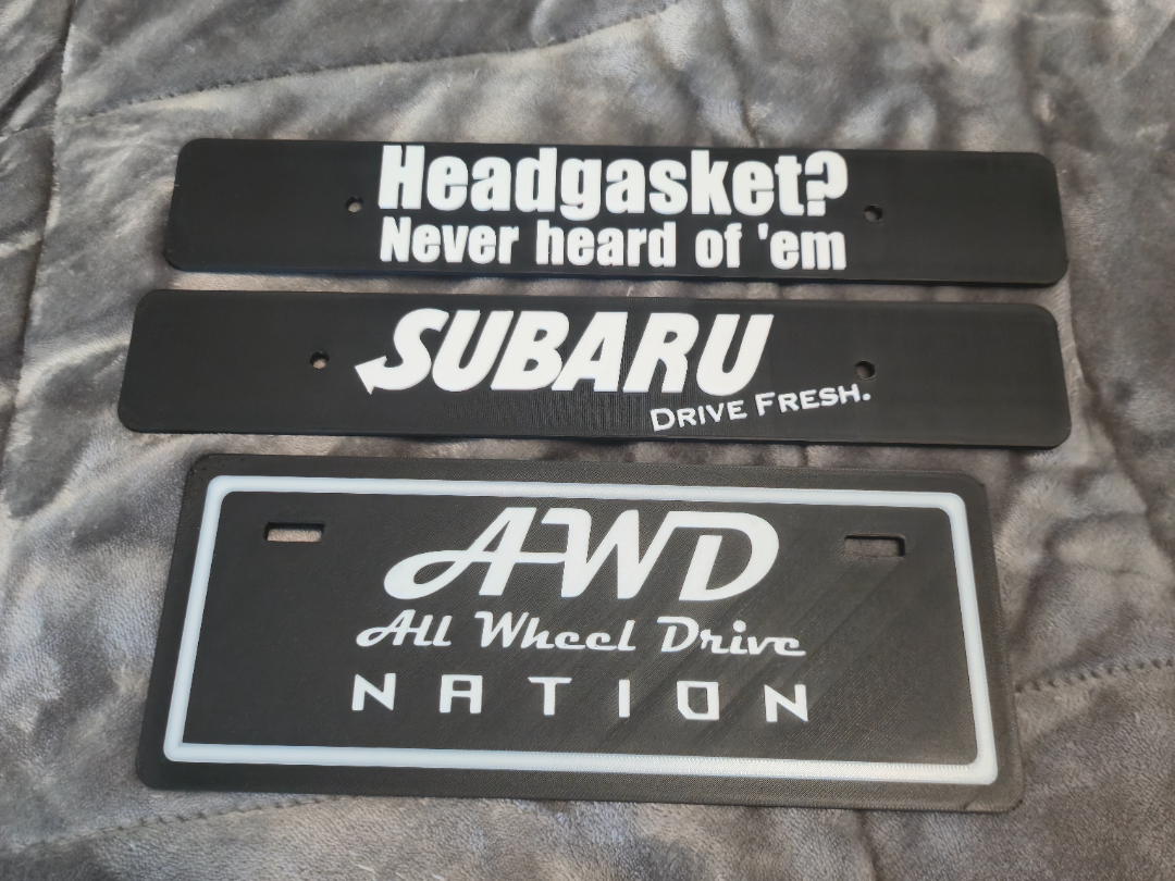 Custom License Plate Delete's