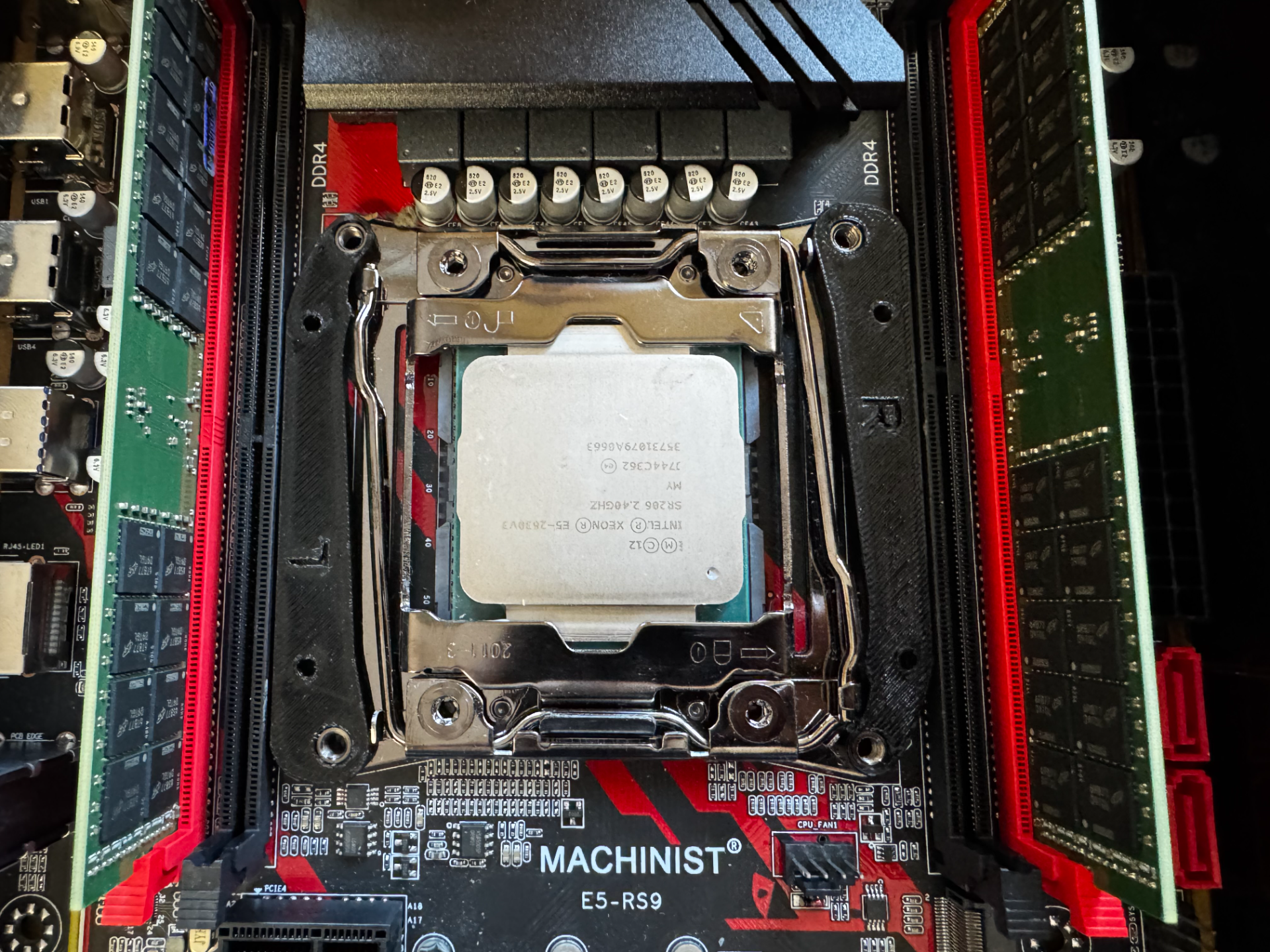 AMD AM4 socket to 2011-3 Machinist e5 rs9