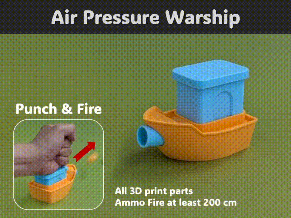 Air pressure warship