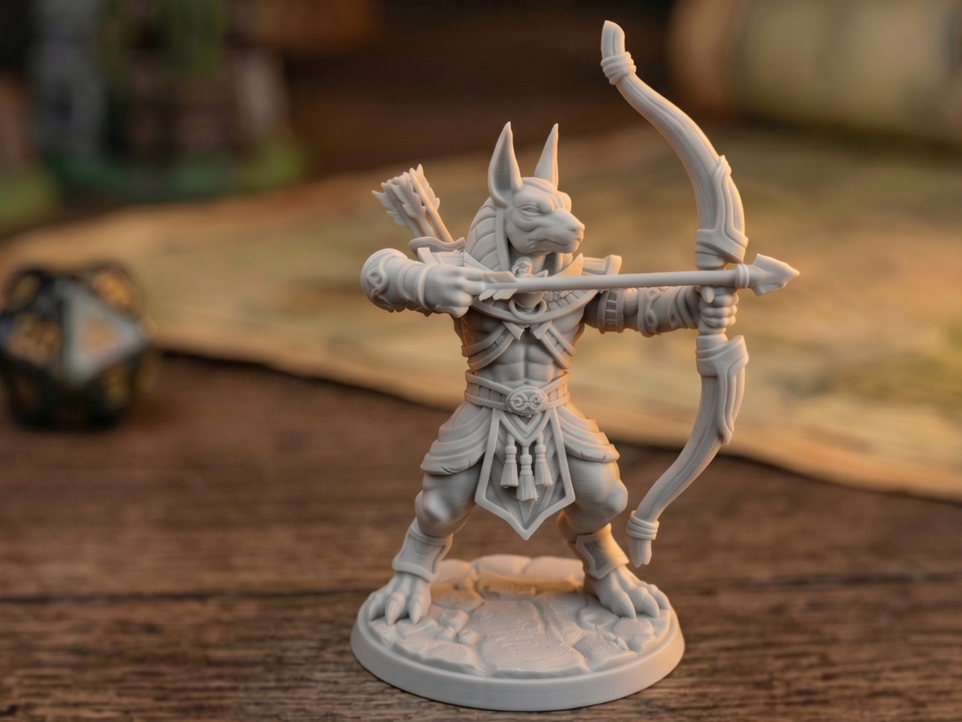 Celestial Ushabti Archer - 50mm Base