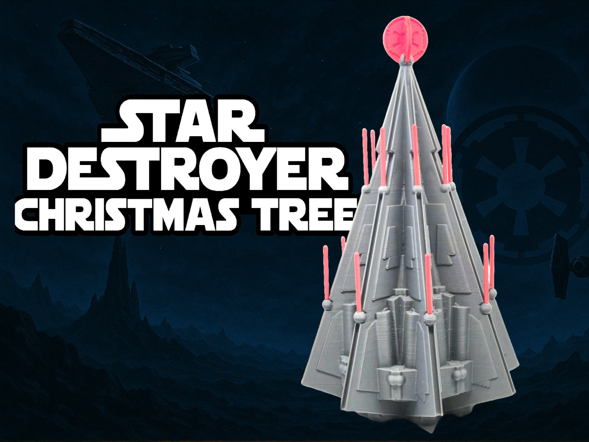 Star Destroyer Christmas Tree
