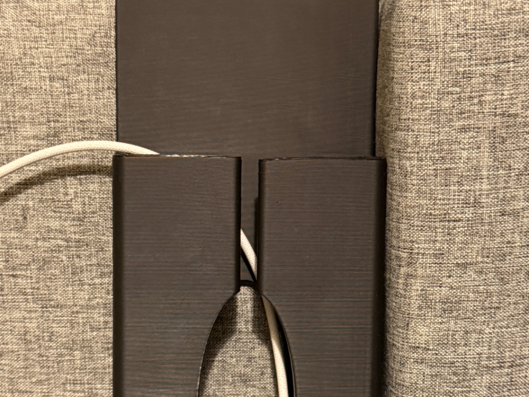 Bedside Phone Holder with cable slot