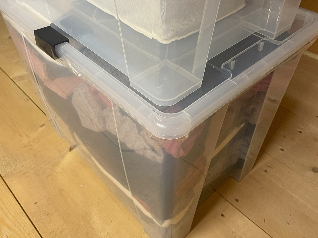 Klemme für IKEA-Boxen – Deckelverschluss