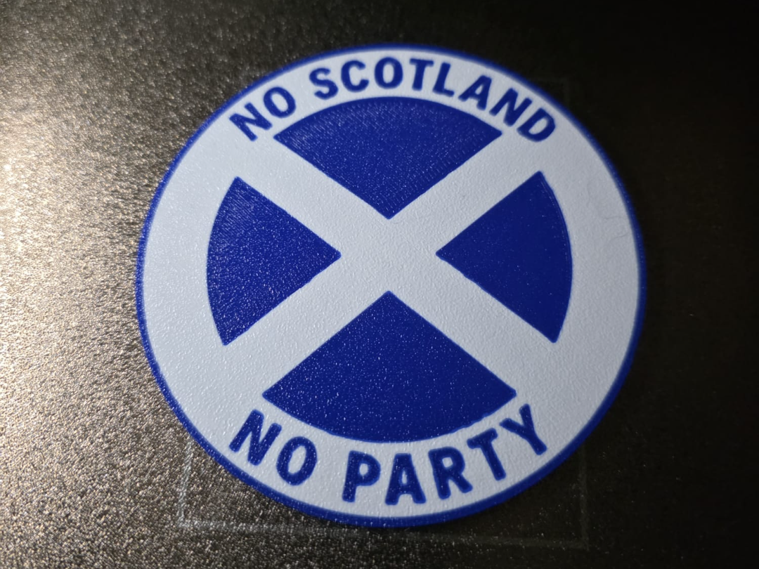 No Scotland No Party Coaster