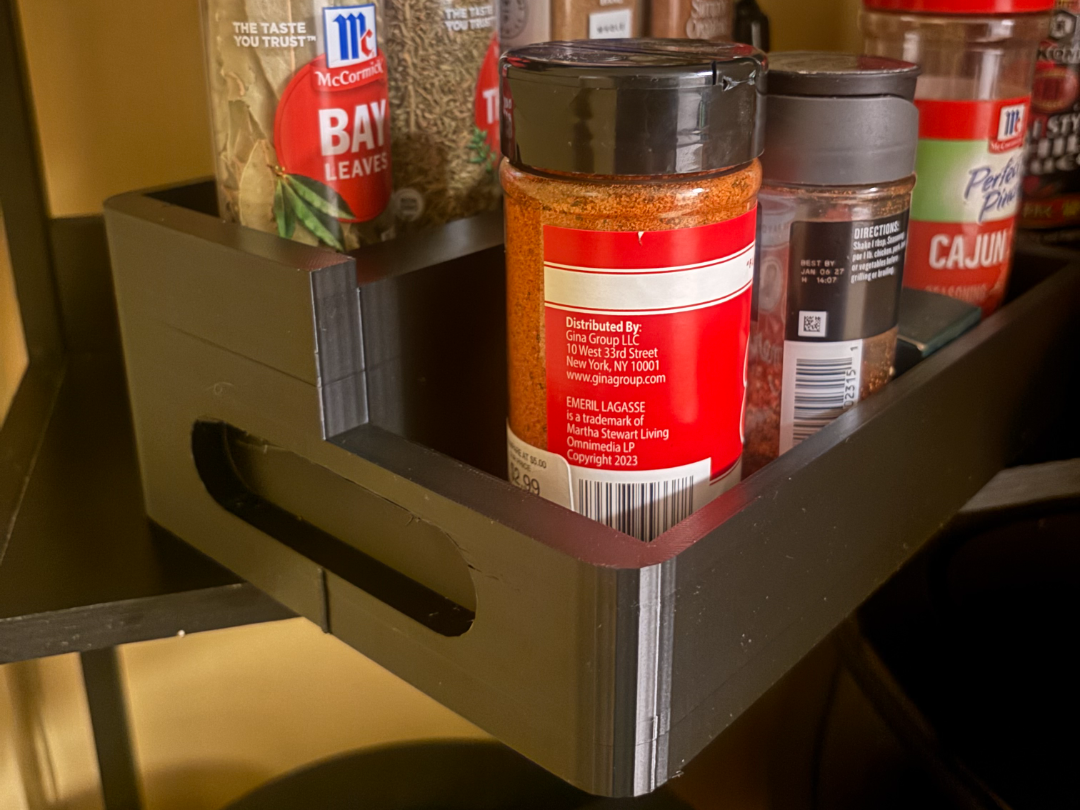 2-Level Spice Rack(Fits Drawers & Cabinet Storage)
