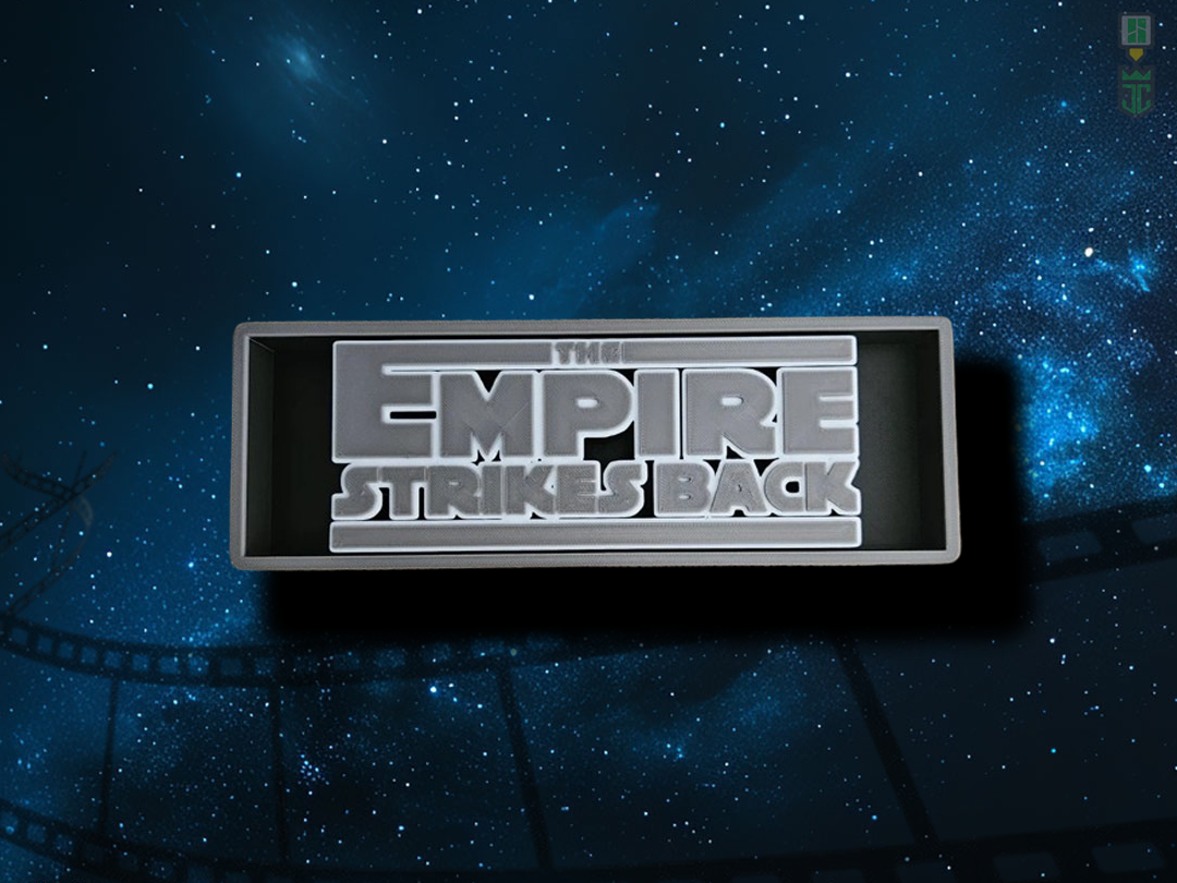 Empire Strikes Back Film Cinema Room Sign Logo