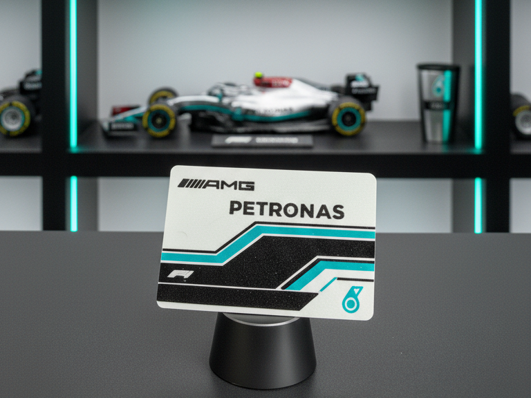 F1 AMG Petronas Mercedes Fan Karte